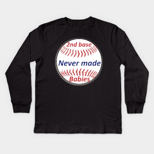 unique gifts for baseball fans Kids Long Sleeve T-Shirt